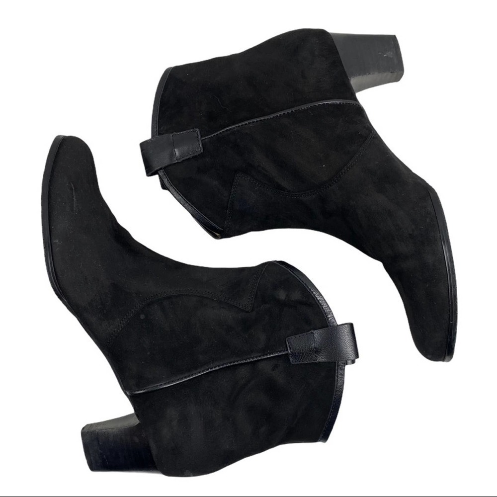Array Black Suede Ankle Boots - image 5